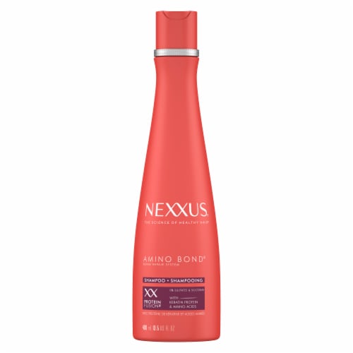 Nexxus Shampoo Amino Bond for Stronger, More Damage-Resistant Hair, 5 Amino Acids & Keratin Protein Perspective: left