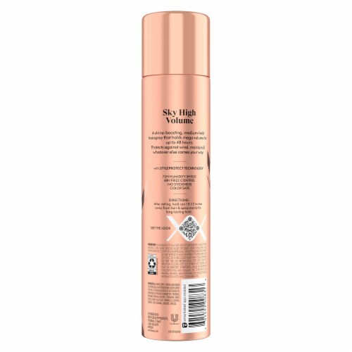 Nexxus XXL Volume Medium-Hold Hairspray Perspective: left