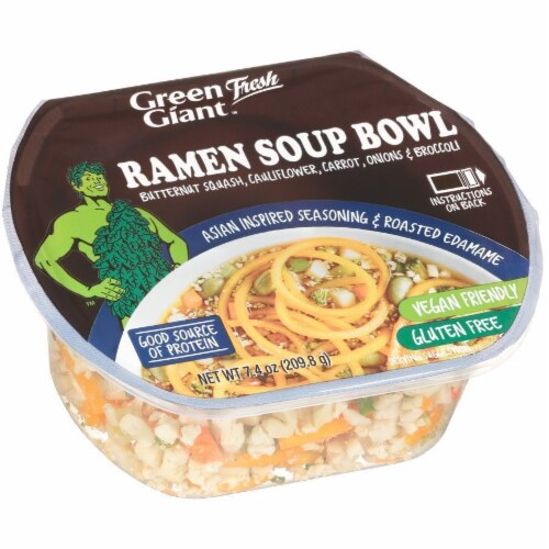 Green Giant™ Fresh Asian Inspired Seasoning & Roasted Edamame Ramen Soup Bowl Perspective: left
