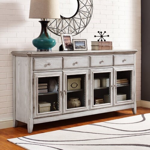 Wire mesh credenza discount