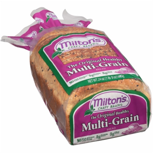 Milton's Multi-Grain Bread Perspective: left