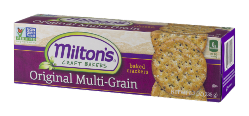 Milton's Craft Bakers Original Multi-Grain Crackers Perspective: left
