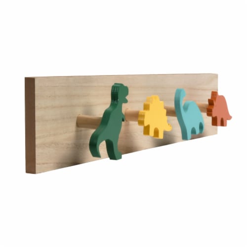 New View Dino Wall Hooks Perspective: left
