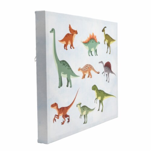 New View Dino Wall Canvas Perspective: left