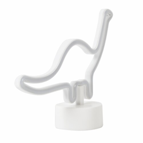 New View Dino Themed Tabletop Neon Light Perspective: left