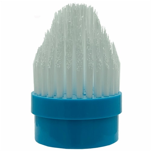Spin Scrubber Replacement Heads- Set of 3 (Flat, Dome, Corner) Perspective: left