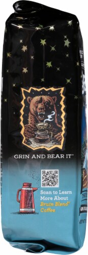 Raven's Brew Coffee® Bruin Blend® Dark Roast Whole Bean Coffee Perspective: left