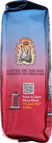 Raven's Brew Coffee® Wicked Wolf® Dark Roast Whole Bean Coffee Perspective: left