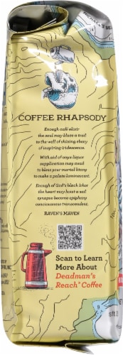 Raven's Brew Coffee® Deadman's Reach™ Dark Roast Ground Coffee Perspective: left