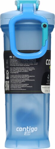 Contigo® Shake & Go 2.0 Mixer Bottle - Glacier Perspective: left