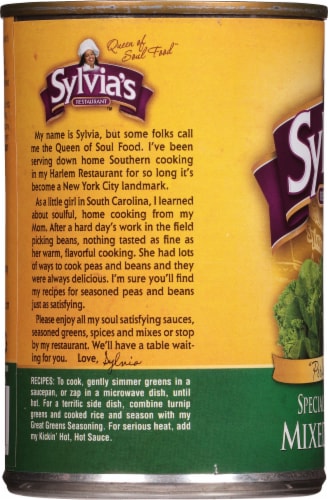 Sylvia's Restaurant™ Specially Seasoned Mixed Greens Perspective: left