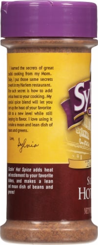 Sylvia's Restaurant™ Sizzilin' Hot Spice Seasoning Perspective: left