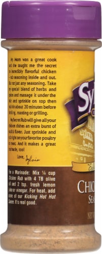Sylvia's Chicken Rub Seasoning Perspective: left