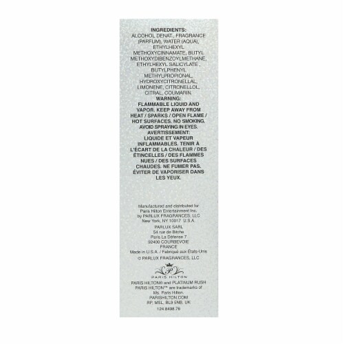 Paris Hilton Platinum Rush Perfume Spray, 1 fl oz - Kroger