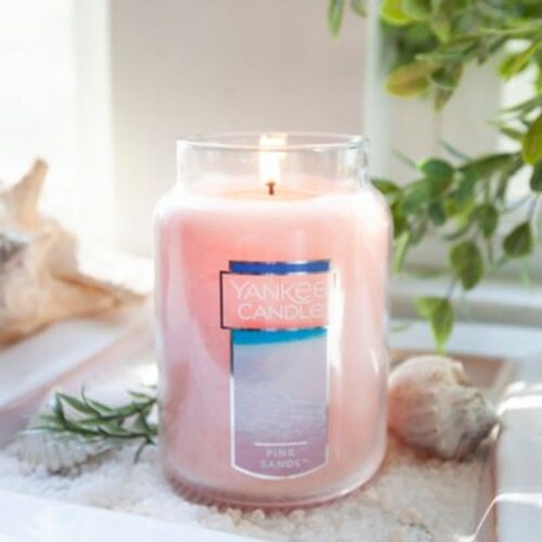 Yankee Candle® Housewarmer® Pink Sandsᵀᴹ Large Classic Jar Candle Perspective: left