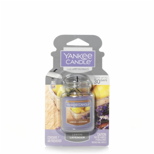 Yankee Candle® Car Jar® Ultimate Vehicle Air Freshener - Lemon Lavender Perspective: left