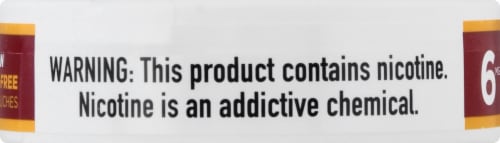 Zyn Cinnamon 6mg Nicotine Pouches Perspective: left