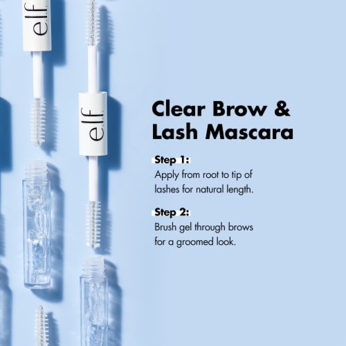 e.l.f. Clear Brow & Lash Crystal Mascara Perspective: left