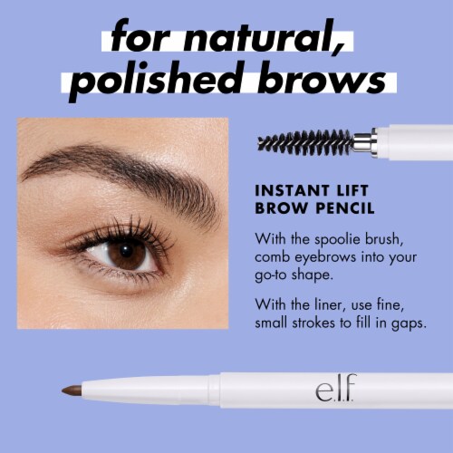 e.l.f. Instant Lift Brow Pencil Deep Brown, 1 ct