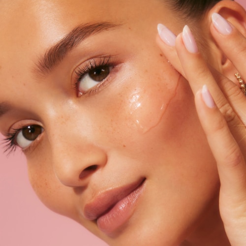 e.l.f. Power Grip Primer + Niacinamide Perspective: left