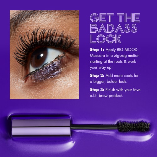 e.l.f. Big Mood Mascara Black Perspective: left