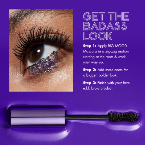 e.l.f. Big Mood Mascara Black Perspective: left
