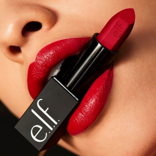 e.l.f. O FACE Satin Lipstick Shameless - Pink Plum Perspective: left