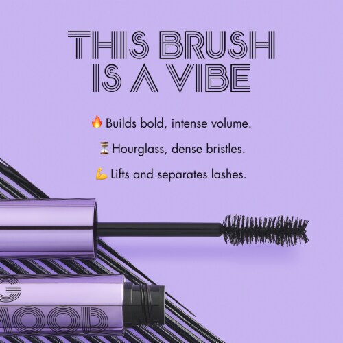 e.l.f. Big Mood Mega Volume & Lifting Mascara with Hourglass Brush - Deep Brown Perspective: left