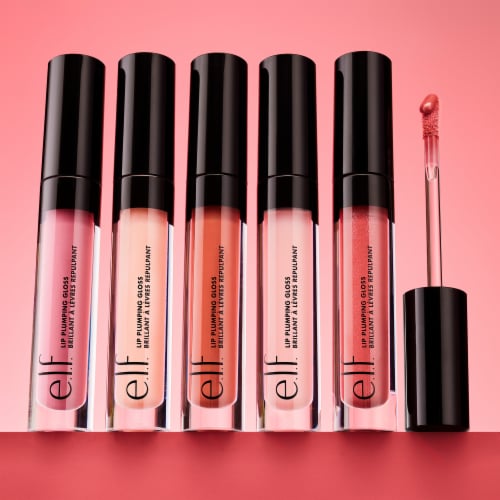 e.l.f. Lip Plumping Lip Gloss Sparkling Rosé Perspective: left