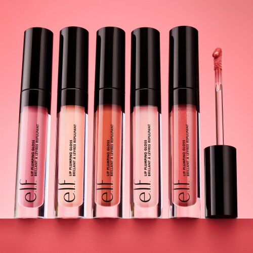 e.l.f. Lip Plumping Lip Gloss Sparkling Rosé Perspective: left