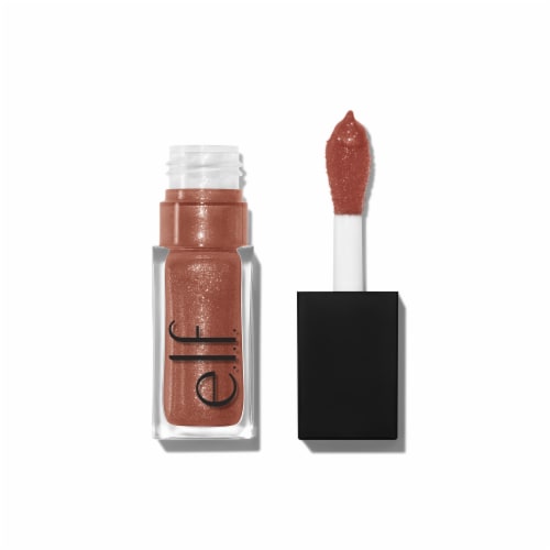 e.l.f Glow Reviver Glimmer Finish Lip Oil - Super-Neutral Perspective: left