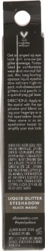 e.l.f. Liquid Glitter Eyeshadow - Black Magic Perspective: left
