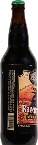 Eel River Raven's Eye Imperial Stout Perspective: left