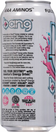Bang® Cotton Candy Energy Drink Perspective: left