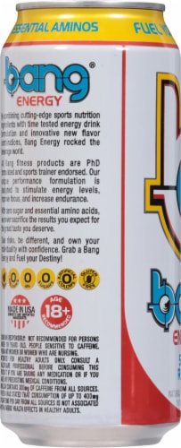 Bang Energy® Sour Ropes Energy Drink Can Perspective: left
