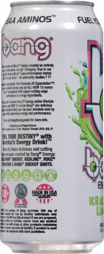 Bang Energy® Key Lime Pie™ Energy Drink Can Perspective: left