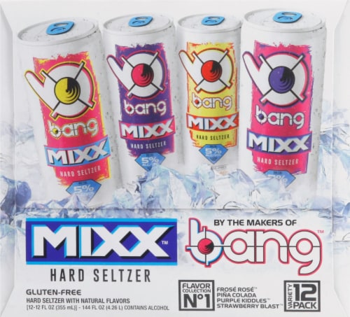 Bang Mixxtail Hard Seltzer Variety Pack Perspective: left