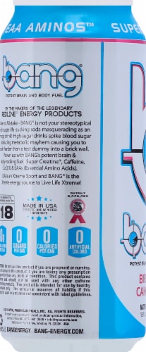 Bang® Birthday Cake Bash™ Energy Drink Perspective: left