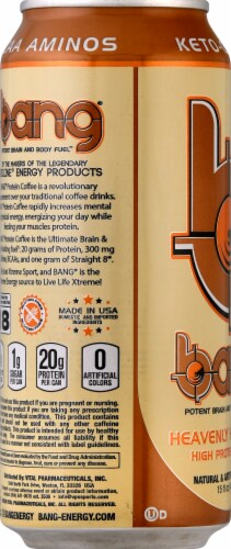 Bang® Heavenly Hazelnut™ High Protein Coffee Perspective: left