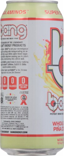 Bang Energy® Whole Lotta Pina Colada™ Energy Drink Perspective: left