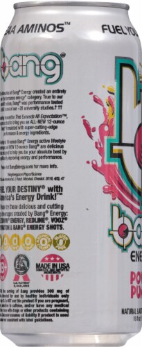 Bang Energy® Power Punch™ Energy Drink Can Perspective: left