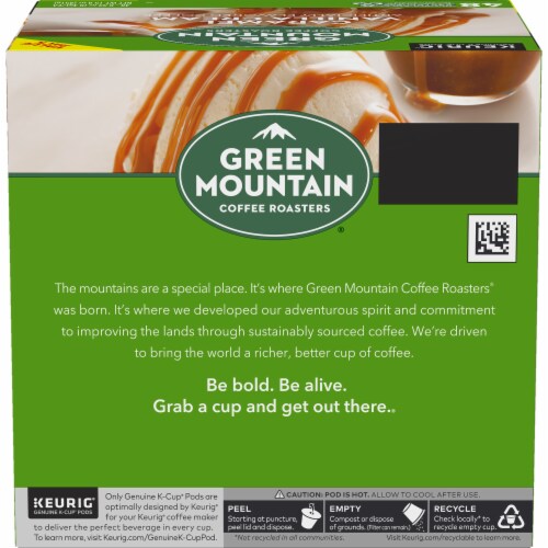 Green Mountain Coffee Roasters® Caramel Vanilla Cream K-Cup® Coffee Pods Perspective: left