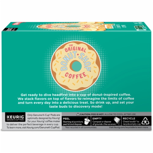 The Original Donut Shop® Vanilla Cream Puff Medium Roast K-Cup® Coffee Pods Perspective: left