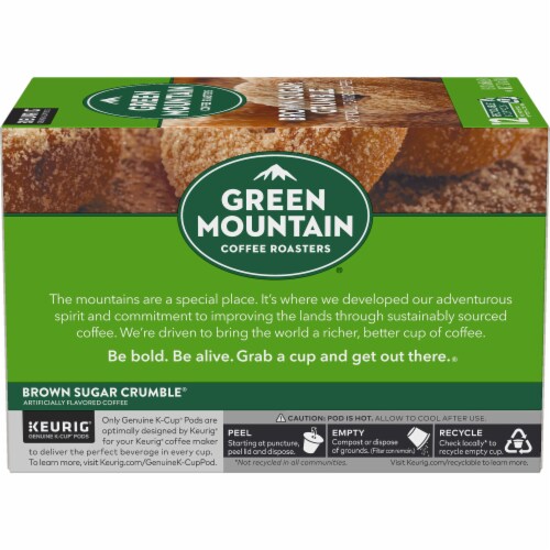Green Mountain Coffee Roasters® Brown Sugar Crumble Medium Roast K-Cup Coffee Pods Perspective: left
