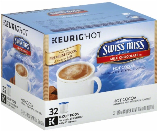 Swiss Miss® Milk Chocolate Hot Cocoa K-Cup Pods Perspective: left