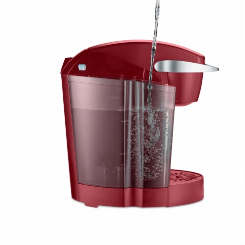 Keurig® K-Classic Single Serve Coffee Brewer - Rhubarb/Silver Perspective: left