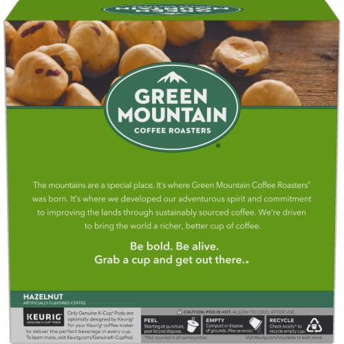 Green Mountain Coffee Roasters® Hazelnut Light Roast K-Cup Coffee Pods Perspective: left