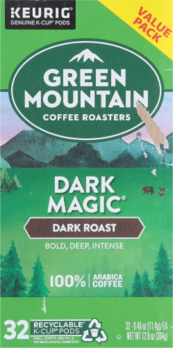 Green Mountain Coffee Roasters® Dark Magic Dark Roast K-Cup Coffee Pods Perspective: left