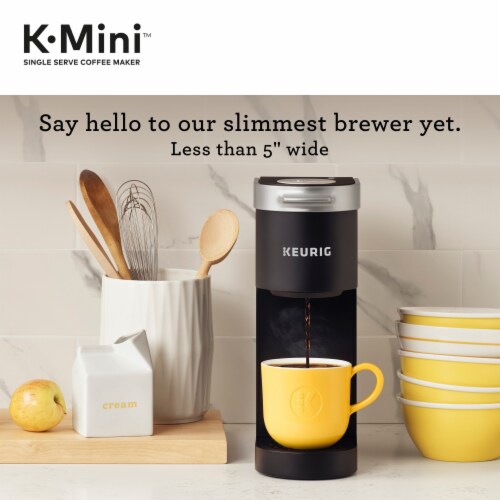 Keurig K-Mini Single Serve K-Cup Coffee Maker, Black Perspective: left