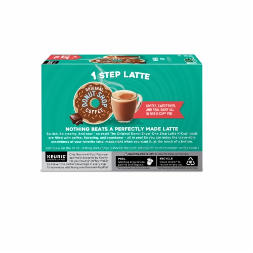 The Original Donut Shop® Mocha Latte K-Cup® Coffee Pods Perspective: left